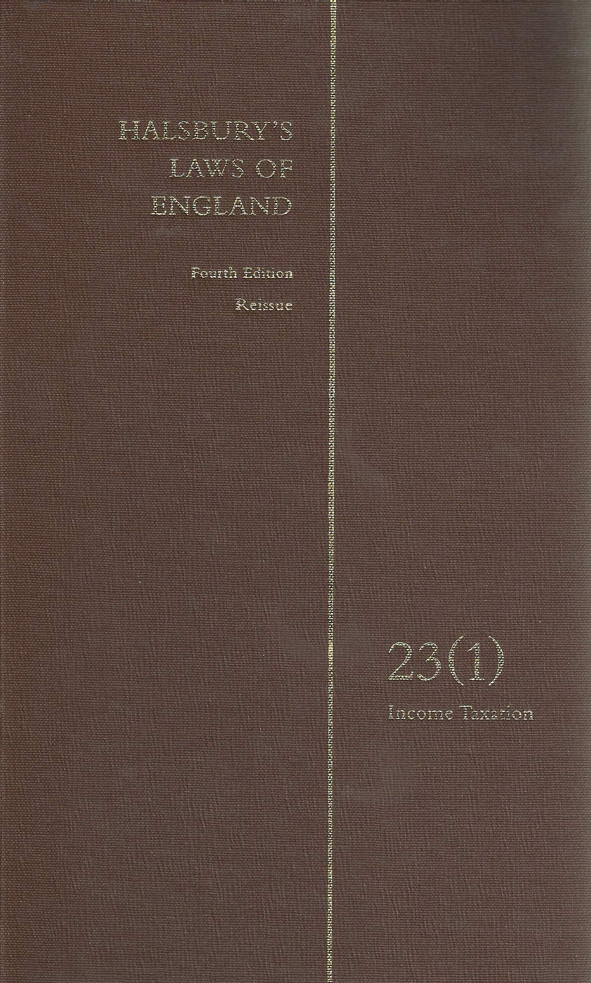 Halsbury's Laws of England Vol 23(1)