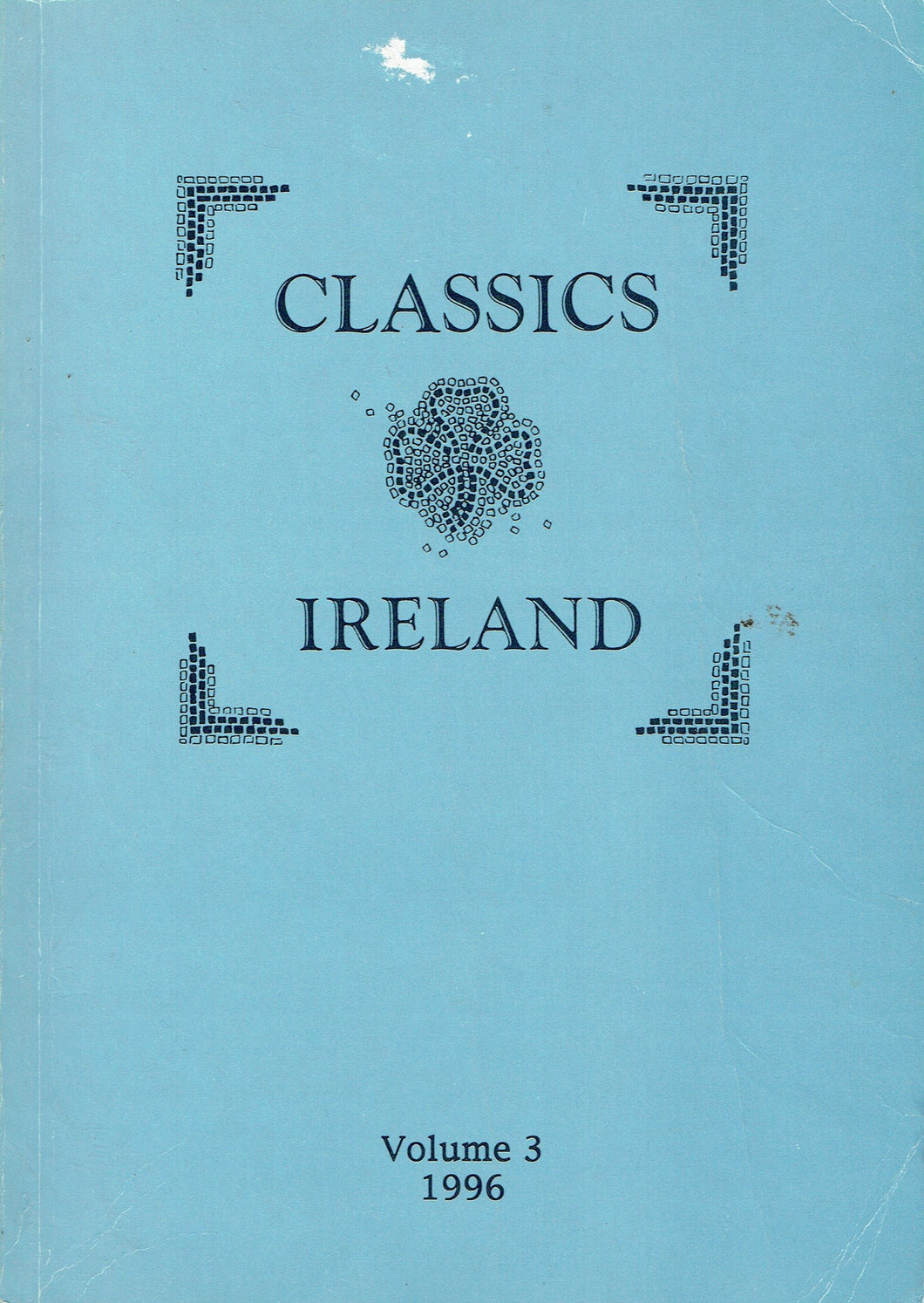 Classics Ireland - Journal of the Classical Association of Ireland, Volume 3, 1996