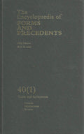 The Encyclopaedia of Forms and Precedents - Fifth Edition, 2001 Reissue - 40(1): Trusts and Settlements - Creation, Administration, Taxation