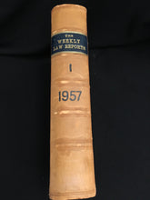 Load image into Gallery viewer, The Weekly Law Reports 1957, Volume I