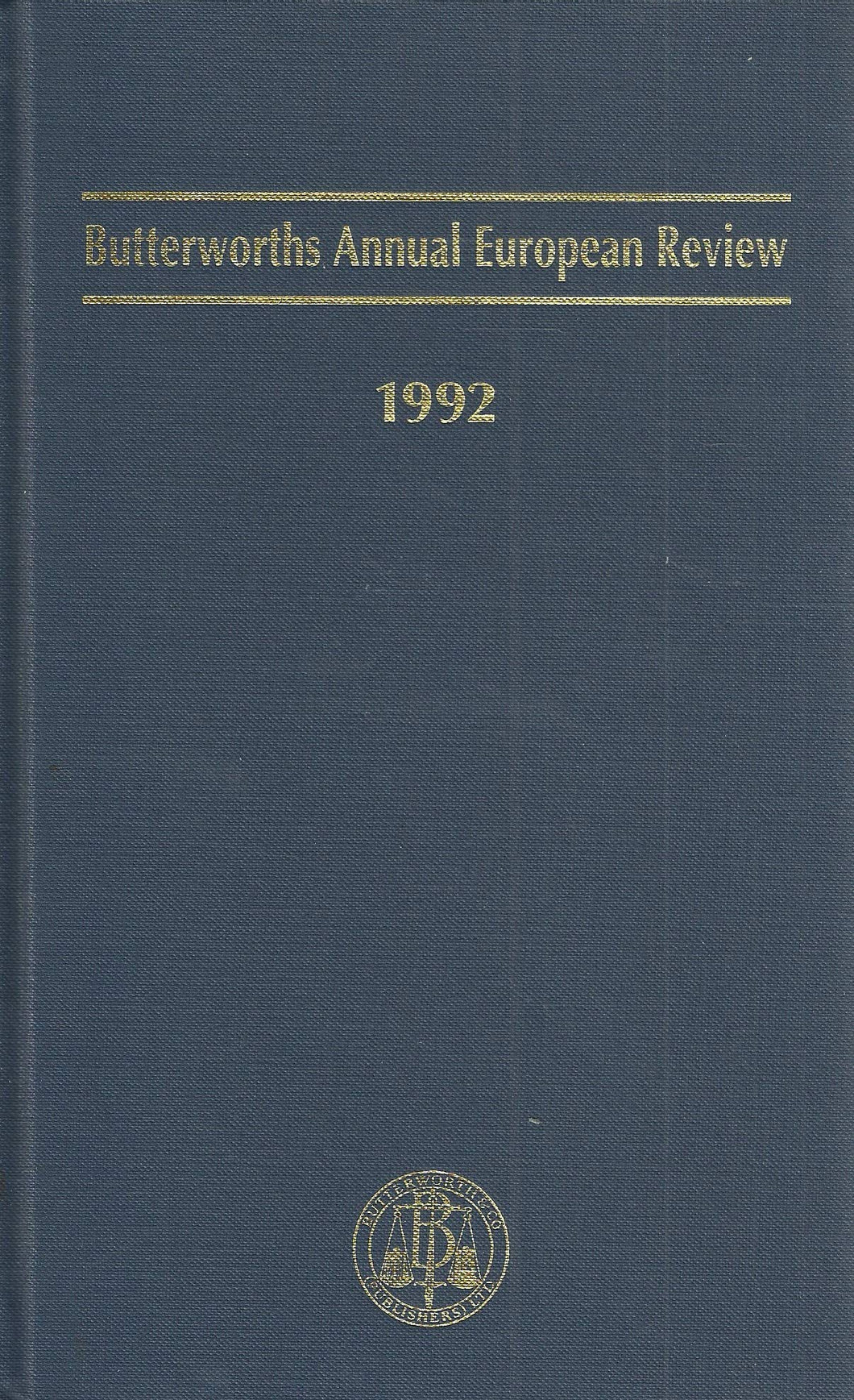 Butterworths Annual European Review