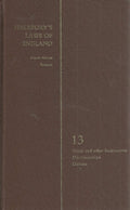 Halsbury's Statutes Of England:  Deeds And Other Instruments, Discrimination, Distress.