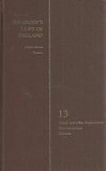 HALSBURY'S STATUTES OF ENGLAND:  Deeds and other Instruments, Discrimination, Distress.