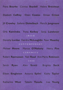 Irish Contemporary Ceramics 2000