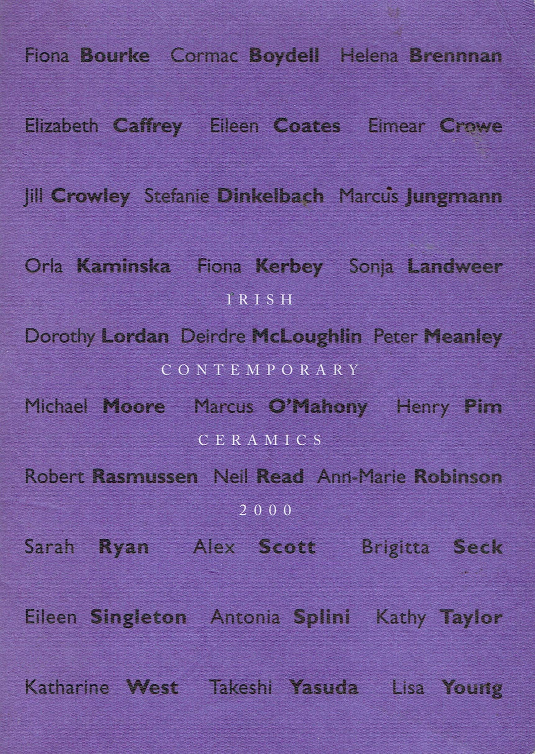 Irish Contemporary Ceramics 2000