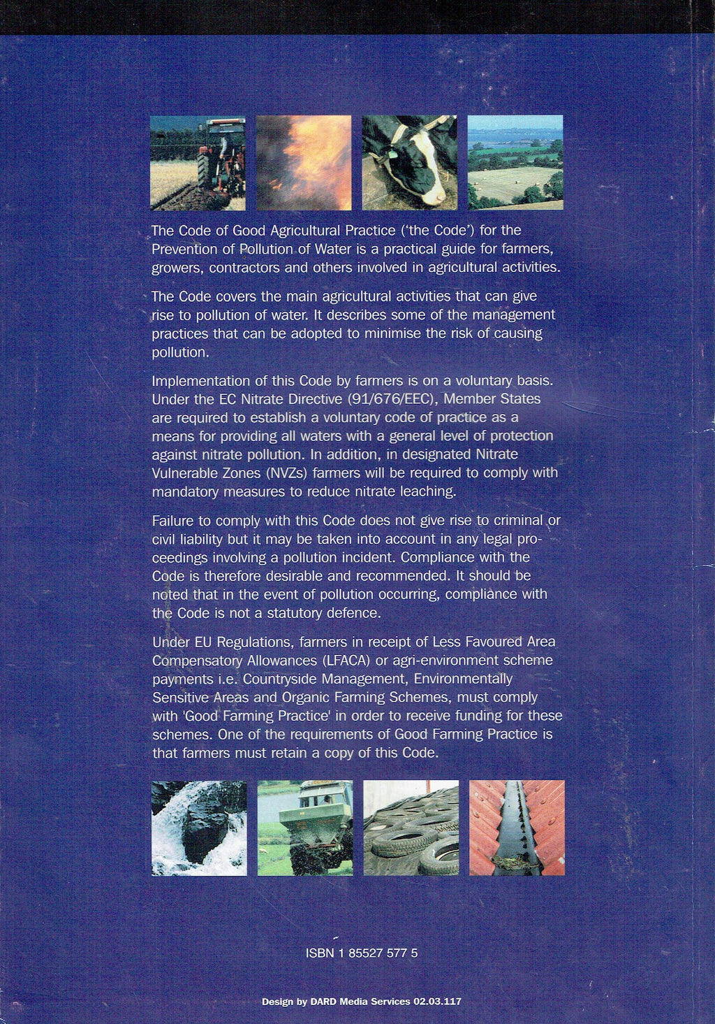 Code of Good Agricultural Practice for the Prevention of Pollution of Water