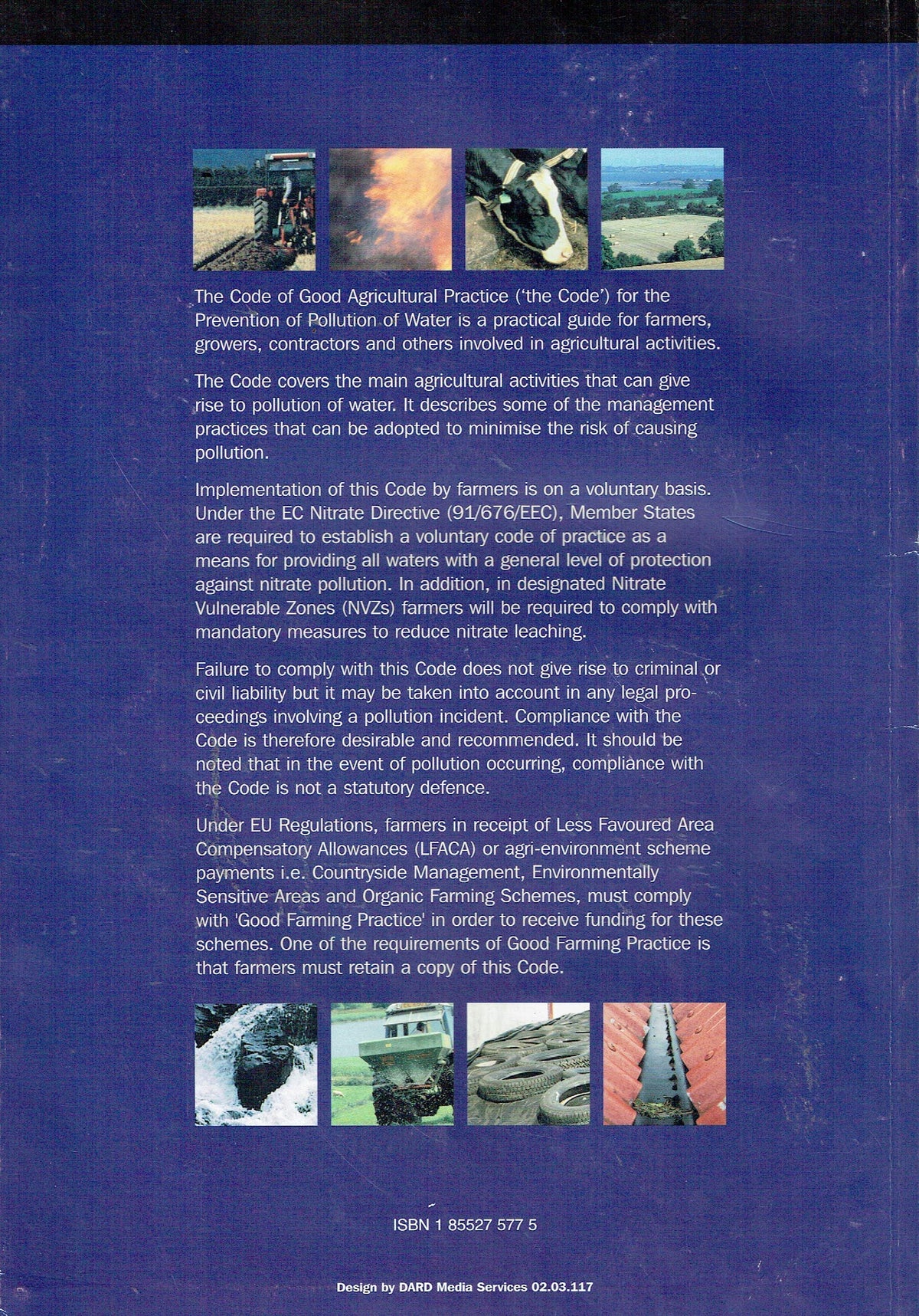 Code of Good Agricultural Practice for the Prevention of Pollution of Water