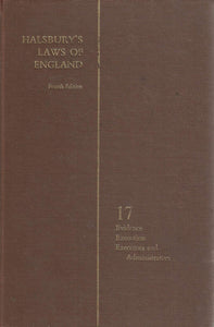 Halsbury's Laws of England, Fourth Edition - 17: Evidence, Execution, Executors and Administrators