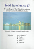 Solid State Ionics 17: Proceedings of the 17th International Conference on Solid State Ionics, Toronto, Canada, 28 June-3 July 2009