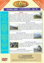 Load image into Gallery viewer, Steam Video, No 70 - Oct/Nov 2003: 'Princess' on Camden Bank, a 'Duchess' on Shap, Beattie Tank in Decon, East Coast A4