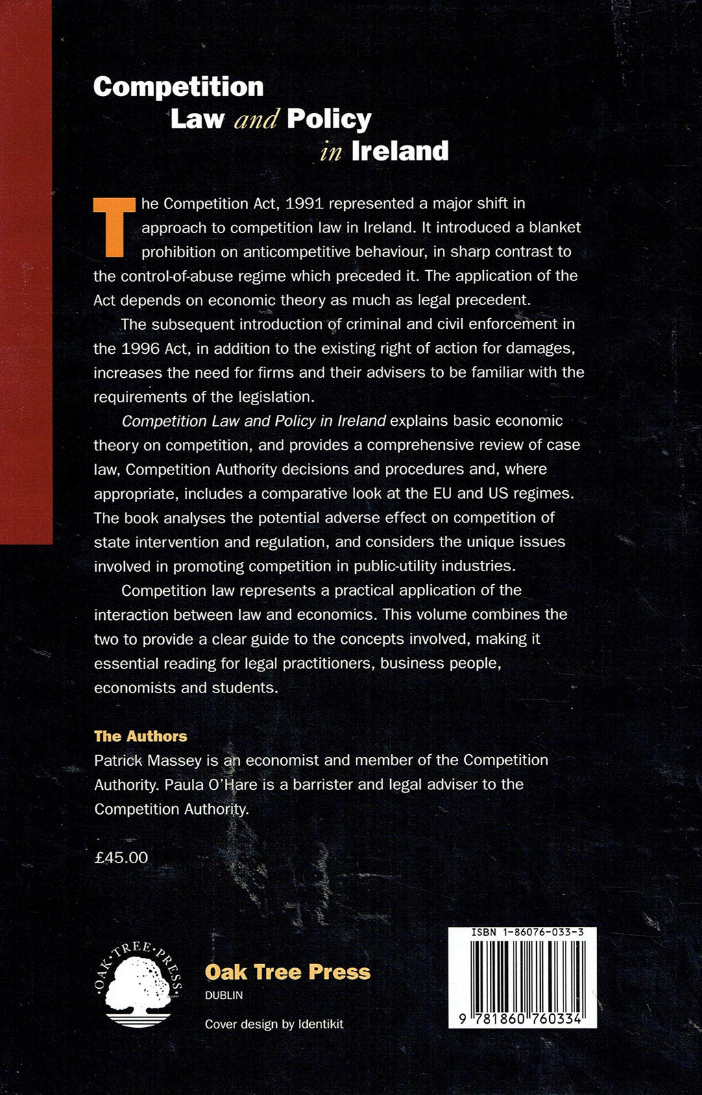 Competition Law and Policy in Ireland