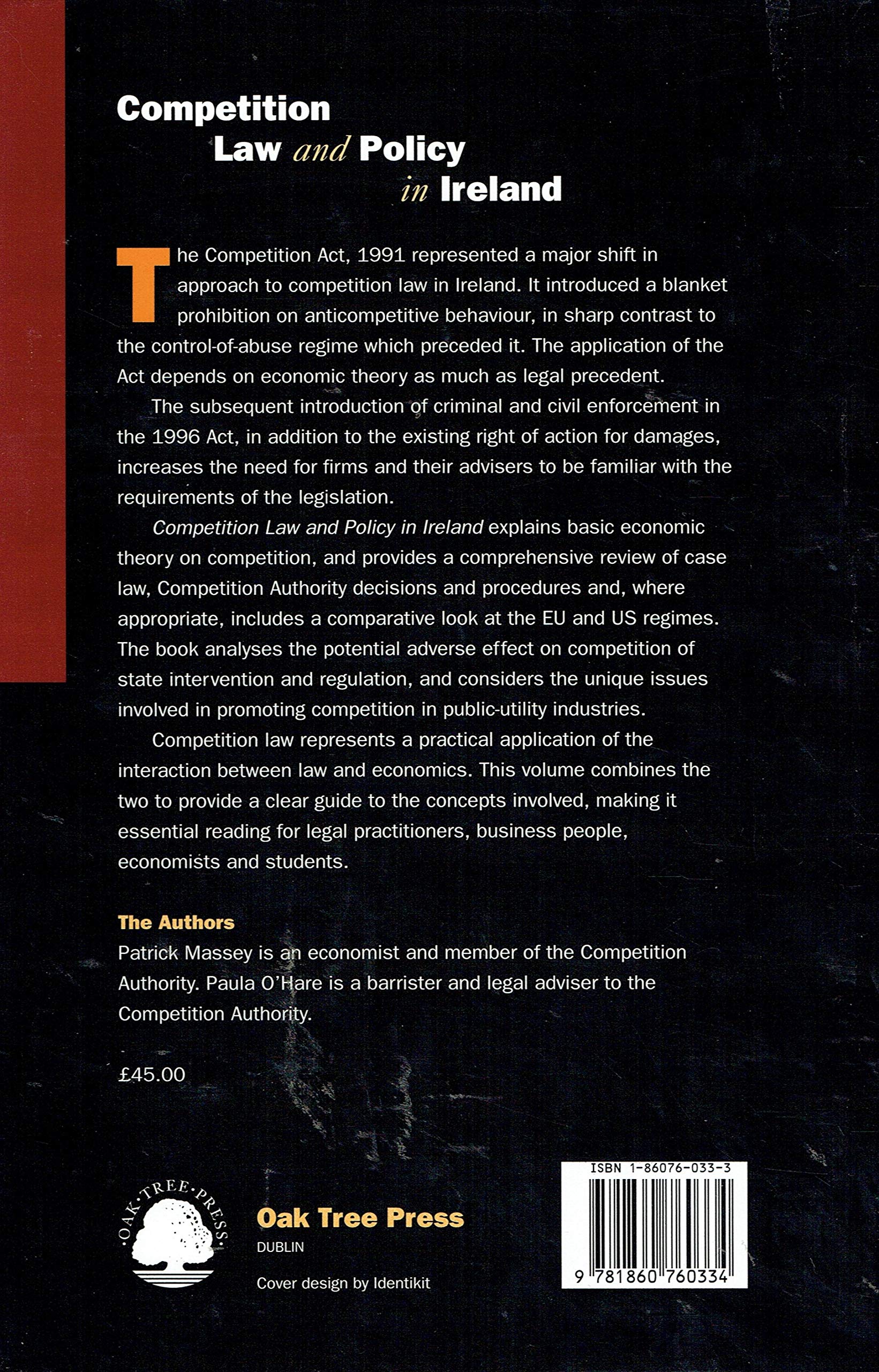 Competition Law and Policy in Ireland