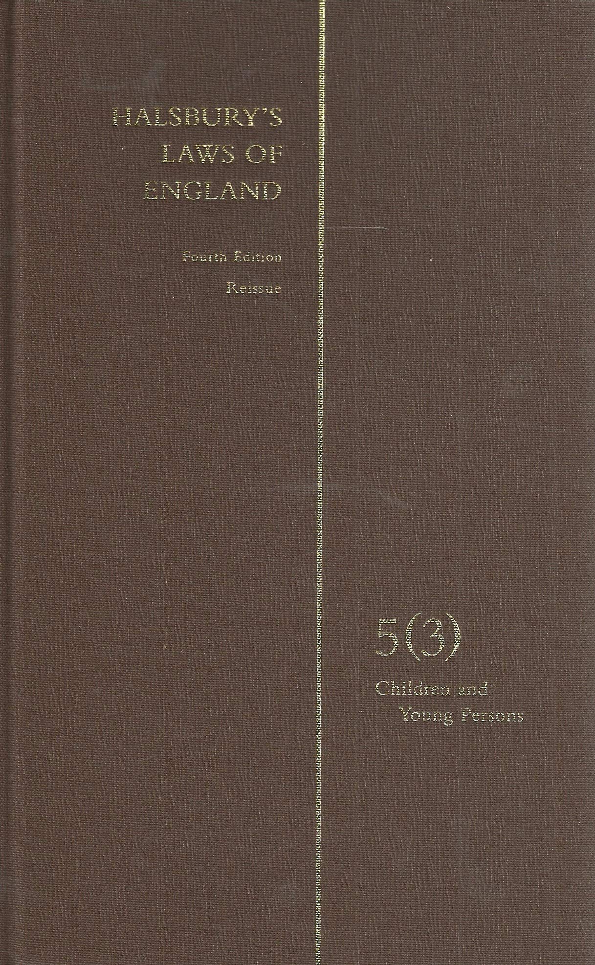 Halsbury's Laws of England Vol 5 (3)