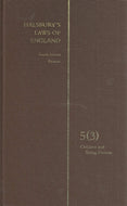 Halsbury's Laws of England Vol 5 (3)