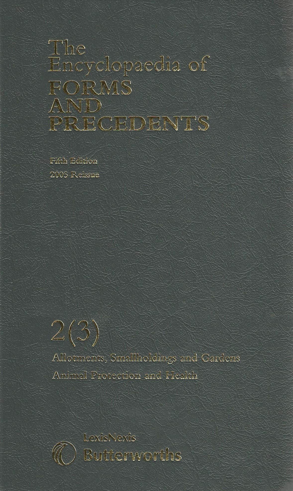 Encyclopaedia of Forms and Precedents 2 (3)