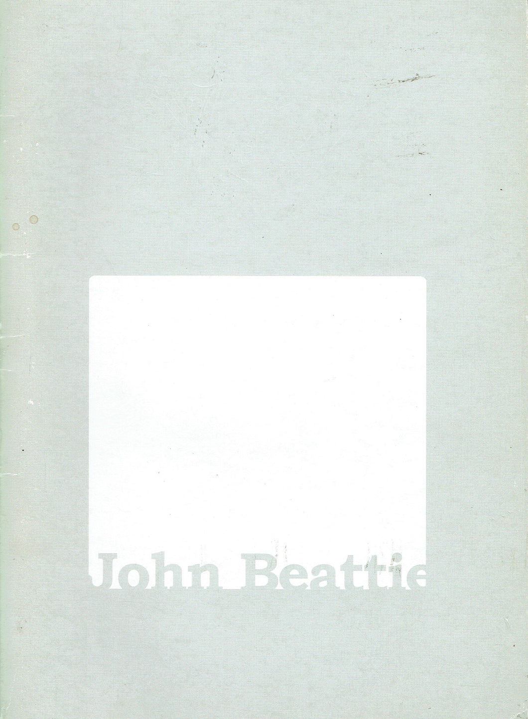John Beattie: Process