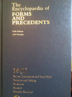 Encyclopaedia of Forms and Precedents