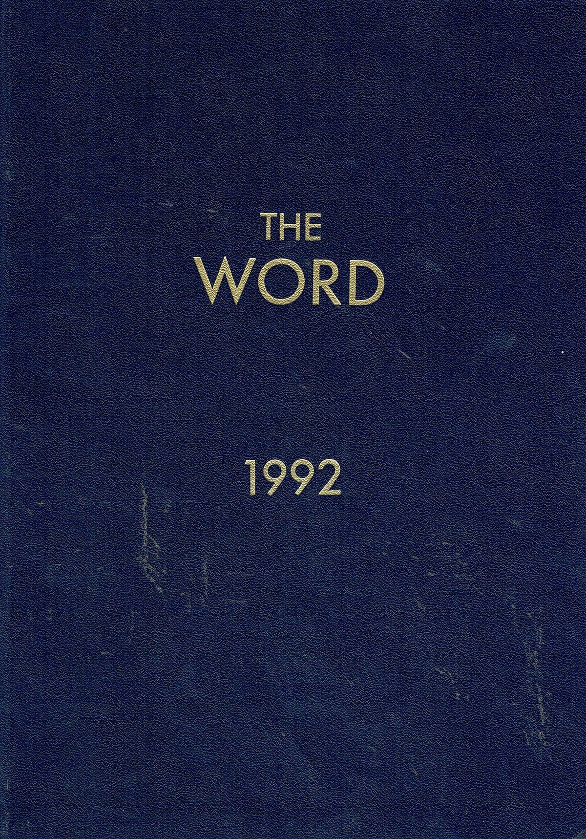 The Word magazine - 1992: the full year's magazines bound