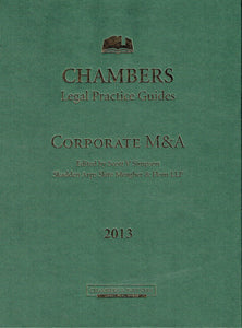 Chambers Legal Practice Guides: Corporate M&A, 2013
