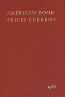 American Book Prices Current 1983