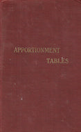 Apportionment Tables showing the Proportion for Any Number of Days of Any Rate or Other Yearly or Half-Yearly Amounts