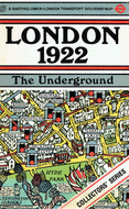 London, 1922 - The Underground: Pictorial Map