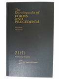 The Encyclopedia Of FORMS AND PRECEDENTS. Fifth Edition. 1997 Reissue. 21(1) INTELLECTUAL PROPERTY. Patent, Technology Transfer and Licensing, IP Taxation.