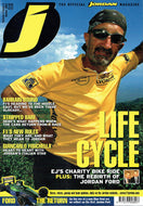 J Magazine: The Official Jordan Grand Prix Magazine - Volume 3, Issue 4 - Winter 2002: Life Cycle - EJ's Charity Bike Ride
