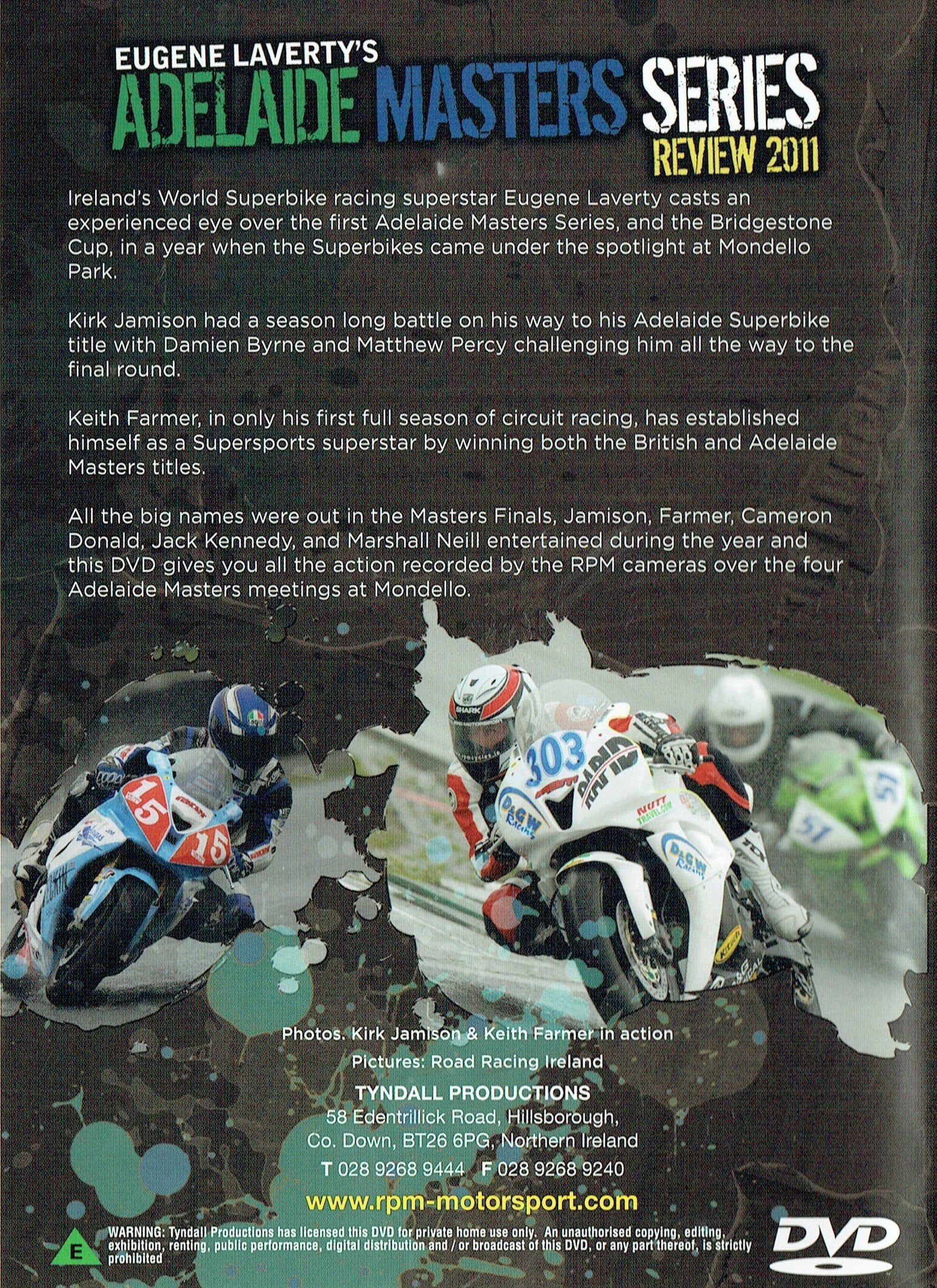 Eugene Laverty's Adelaide Masters Series Review 2011 - 2011 Mondello Superbike and Supersports Season