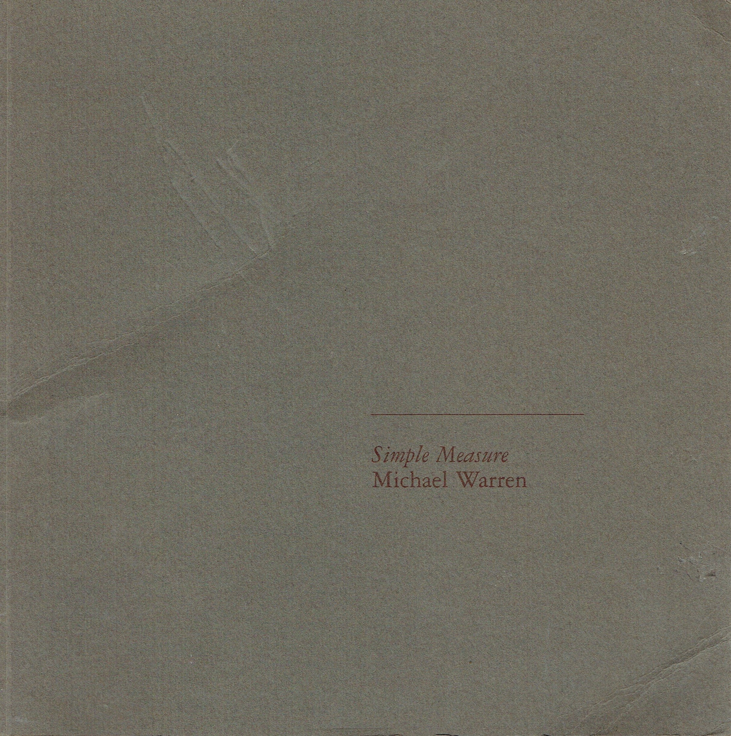 Michael Warren: Simple Measure