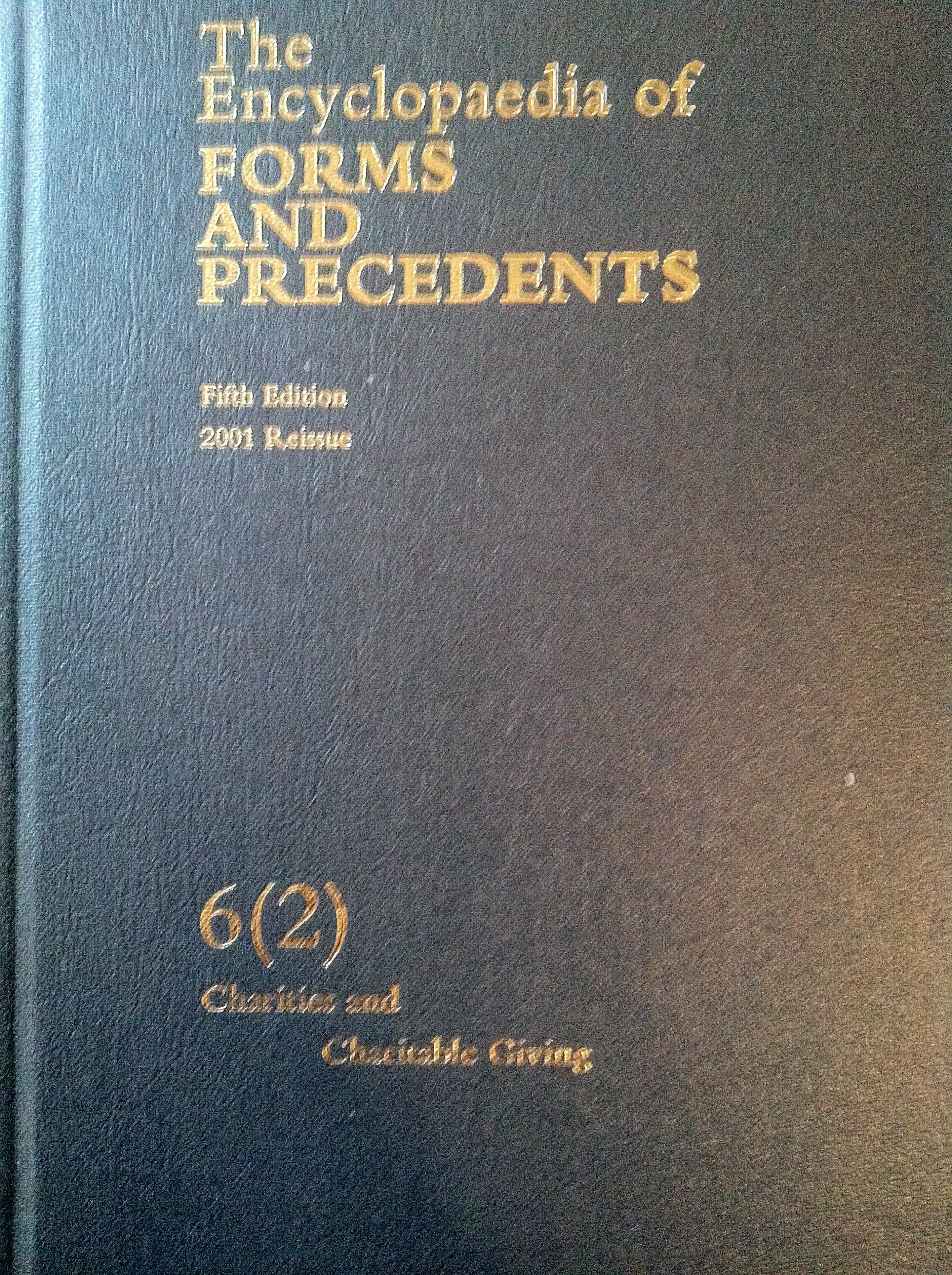 Encyclopaedia of Forms and Precedents