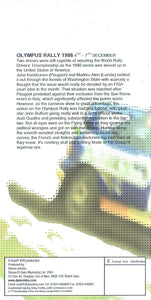 World Rally 1986 - Olympus [VHS]