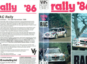 Rally '86: 1986 RAC Rally [VHS]