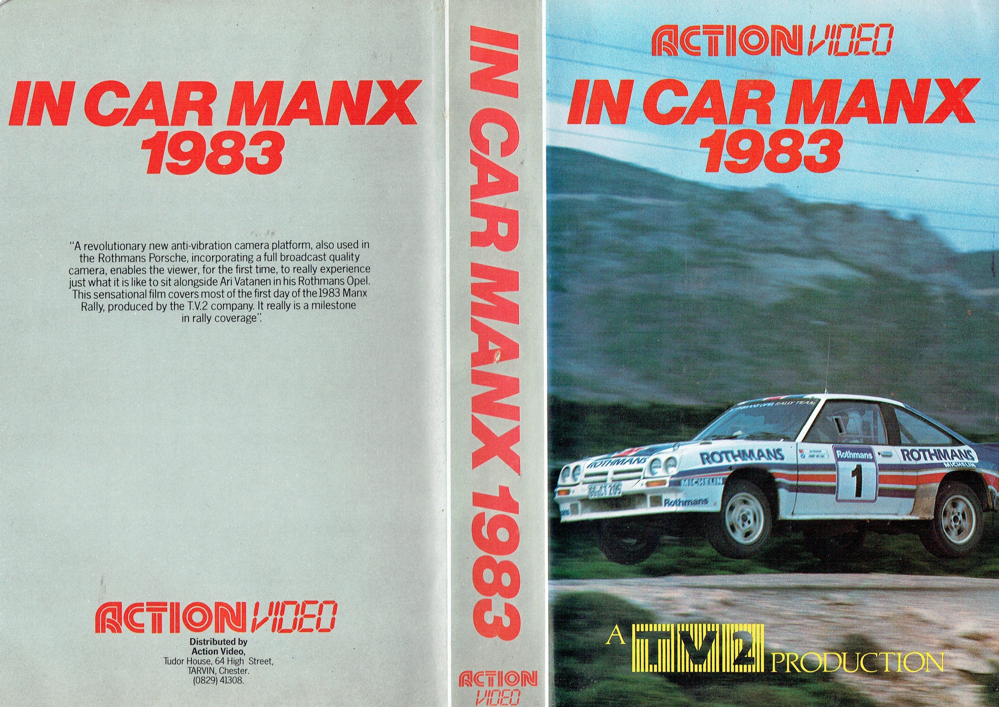 In Car Manx 1983 - Manx Rally - A TV2 Production [VHS]