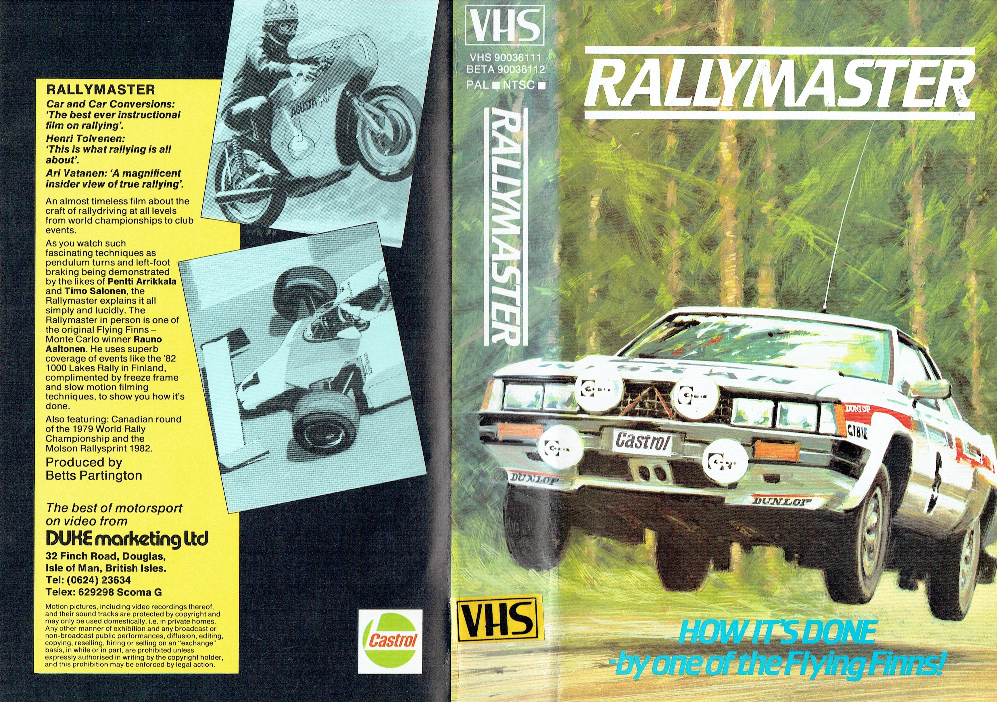 Rallymaster: How It's Done, By One Of The Flying Finns! - World Rally Championship [VHS]