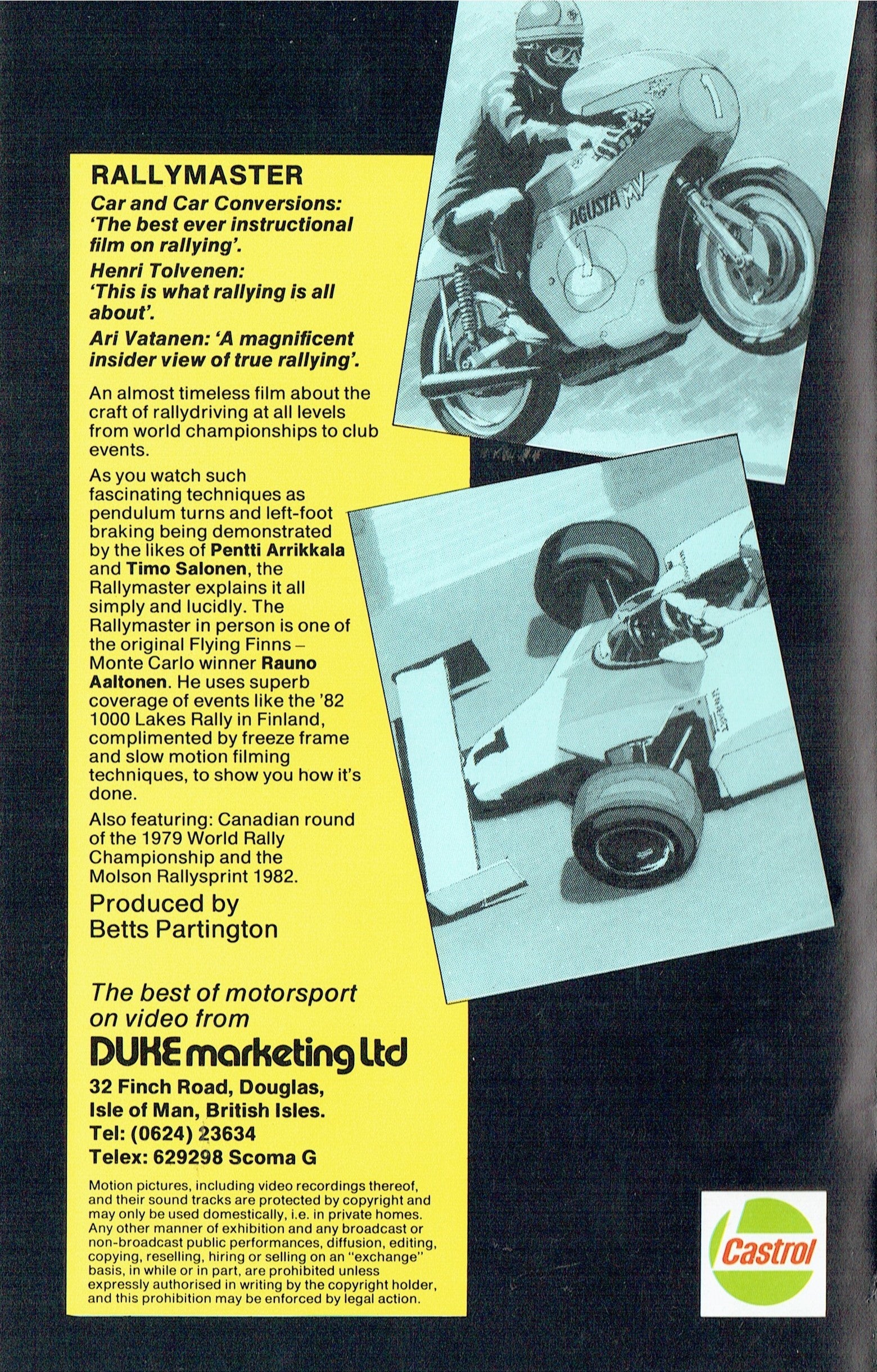 Rallymaster: How It's Done, By One Of The Flying Finns! - World Rally Championship [VHS]