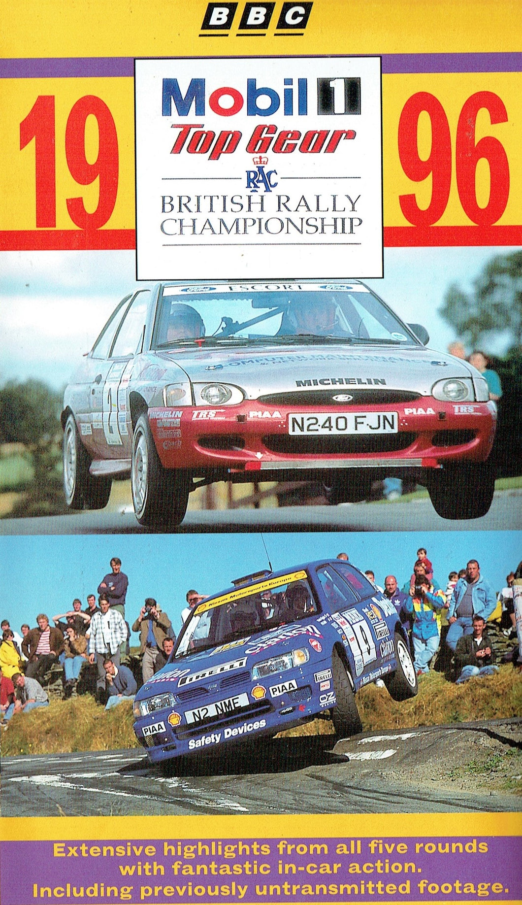 RAC British Rally Championship 1996 - Mobil 1/Top Gear [VHS]