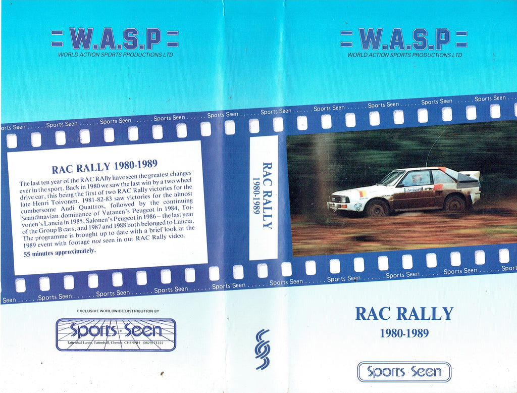RAC Rally 1980-1989 - World Action Sports Productions/Sports Seen [VHS]
