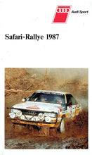 Load image into Gallery viewer, Safari-Rallye 1987 - Audi Sport [VHS]