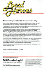 Load image into Gallery viewer, Local Heroes: 1984 Thousand Lakes Rally (1000 Lakes) [VHS]