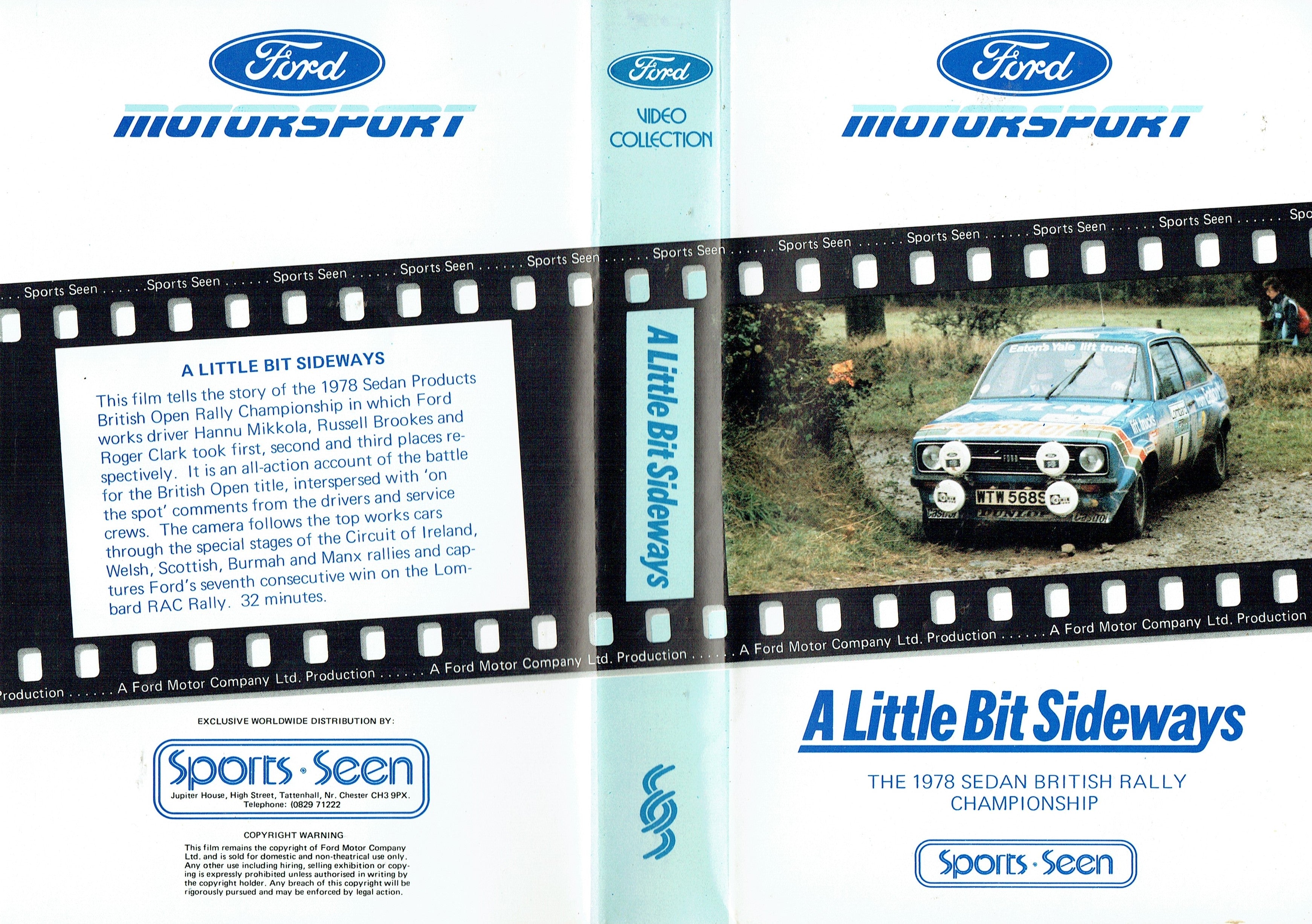 Ford Motorsport: A Little Bit Sideways - The 1978 Sedan British Rally Championship - Ford Video Collection [VHS]