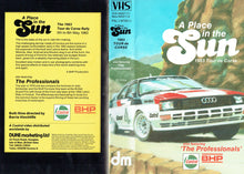 Load image into Gallery viewer, A Place in the Sun: 1983 Tour de Corse - also featuring &#39;The Professionals&#39; - World Rally Championship/F1 [VHS