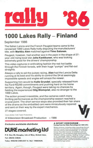 Rally '86: 1000 Lakes Rally 1986 - World Rally Championship [VHS]