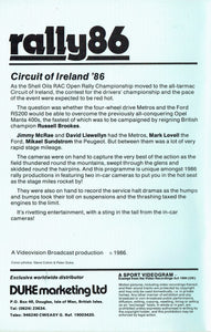 Rally 86: Circuit of Ireland Rally 1986 - Duke Videos [VHS]
