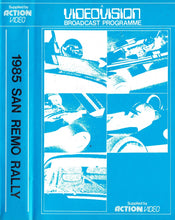 Load image into Gallery viewer, 1985 San Remo Rally - Videovision/Action Video- World Rally Championship (WRC) [VHS]