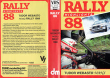 Load image into Gallery viewer, Rally Highlights 88: Tudor Webasto Manx Rally 1998 - European Rally Championship, British Rally Championship [VHS]