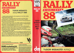 Rally Highlights 88: Tudor Webasto Manx Rally 1998 - European Rally Championship, British Rally Championship [VHS]