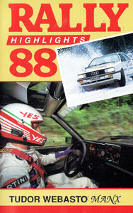 Rally Highlights 88: Tudor Webasto Manx Rally 1998 - European Rally Championship, British Rally Championship [VHS]