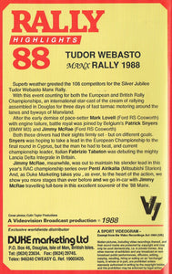 Rally Highlights 88: Tudor Webasto Manx Rally 1998 - European Rally Championship, British Rally Championship [VHS]