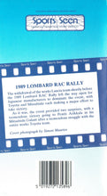 Load image into Gallery viewer, 1989 Lombard RAC Rally - Sports Seen - World Rally Championship [VHS]
